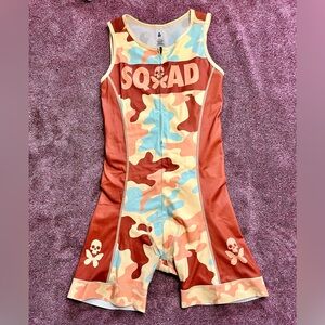 Very unique Betty Designs camo triathlon suit